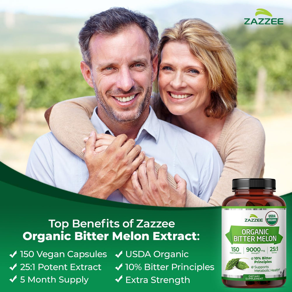 Zazzee etiqueta con sello USDA Organic mostrando certificación