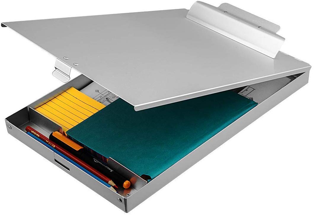 ZCZN portapapeles frontal de aluminio, protección durable