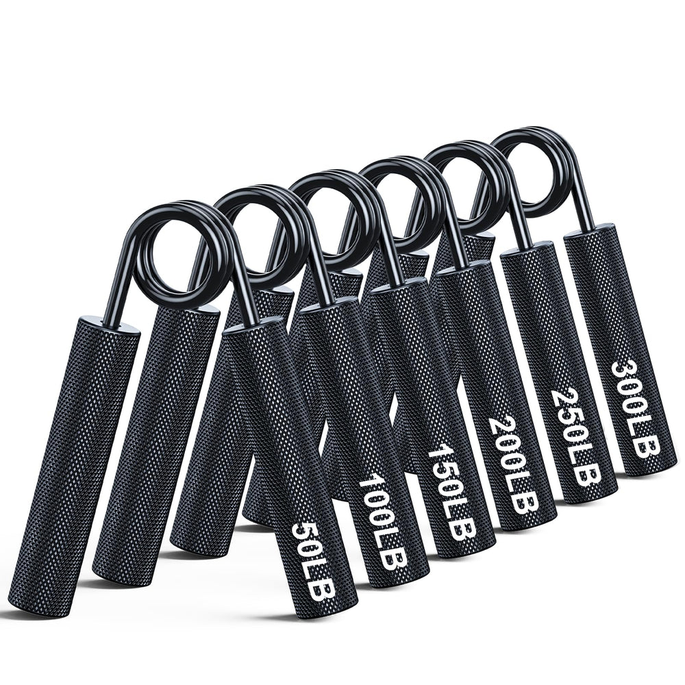 ZEAGUS vista frontal del pack de cuatro grippers, entrenamiento progresivo