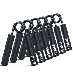 ZEAGUS vista frontal del pack de cuatro grippers, entrenamiento progresivo