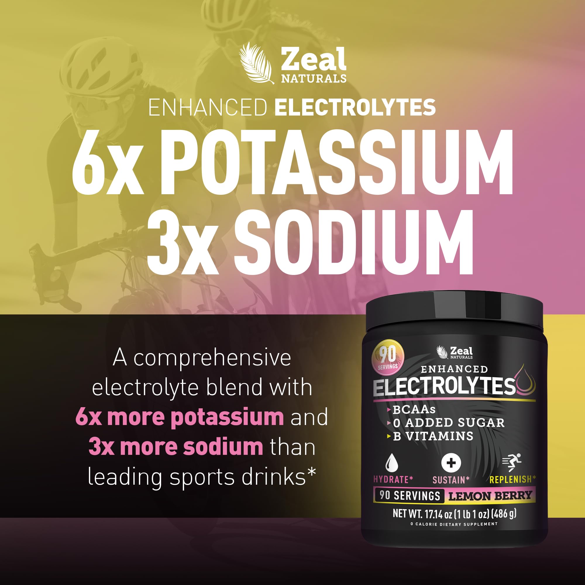 Zeal Naturals cucharada medida de una porción lista para disolver
