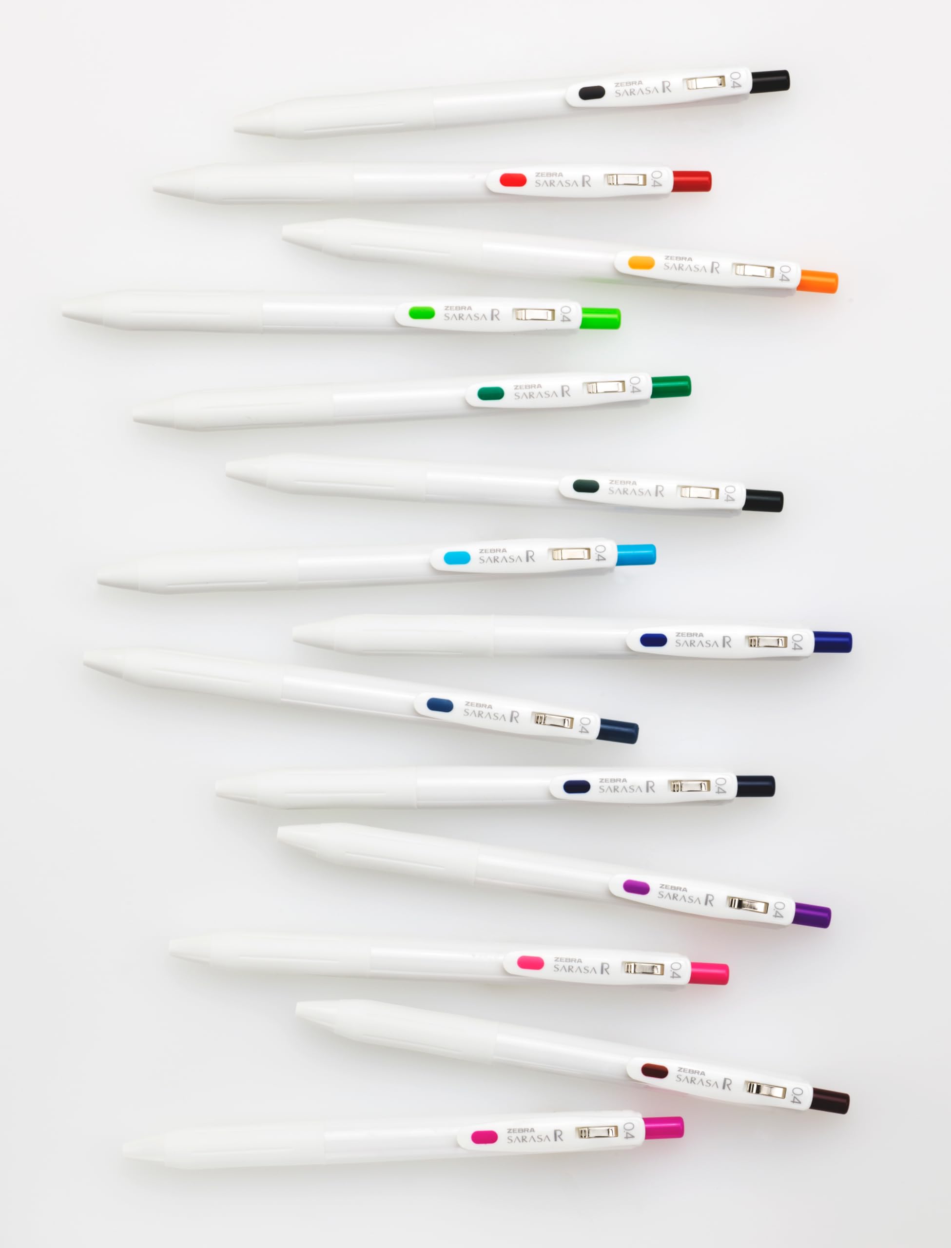 Zebra Pen comparación de escala junto a una regla para tamaño