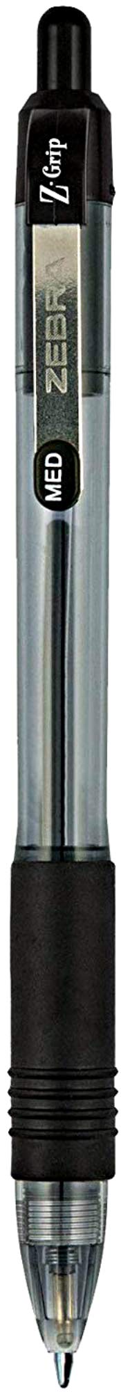 Zebra Pen primer plano de la punta 1.0 mm mostrando trazo preciso y fluidez