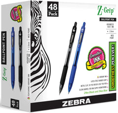 Zebra Pen vista frontal del pack que muestra cantidad y presentación, ideal para oficinas