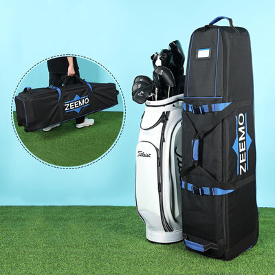 ZEEMO size comparison with cart bag showing roomy interior fit
