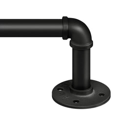 zeerobee barra frontal mostrando longitud y acabado negro mate, aporta estilo resistente