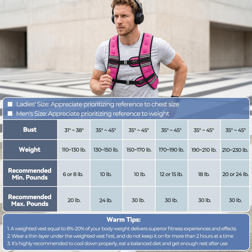 Zeerun vest packaged with label highlighting weight option and durability