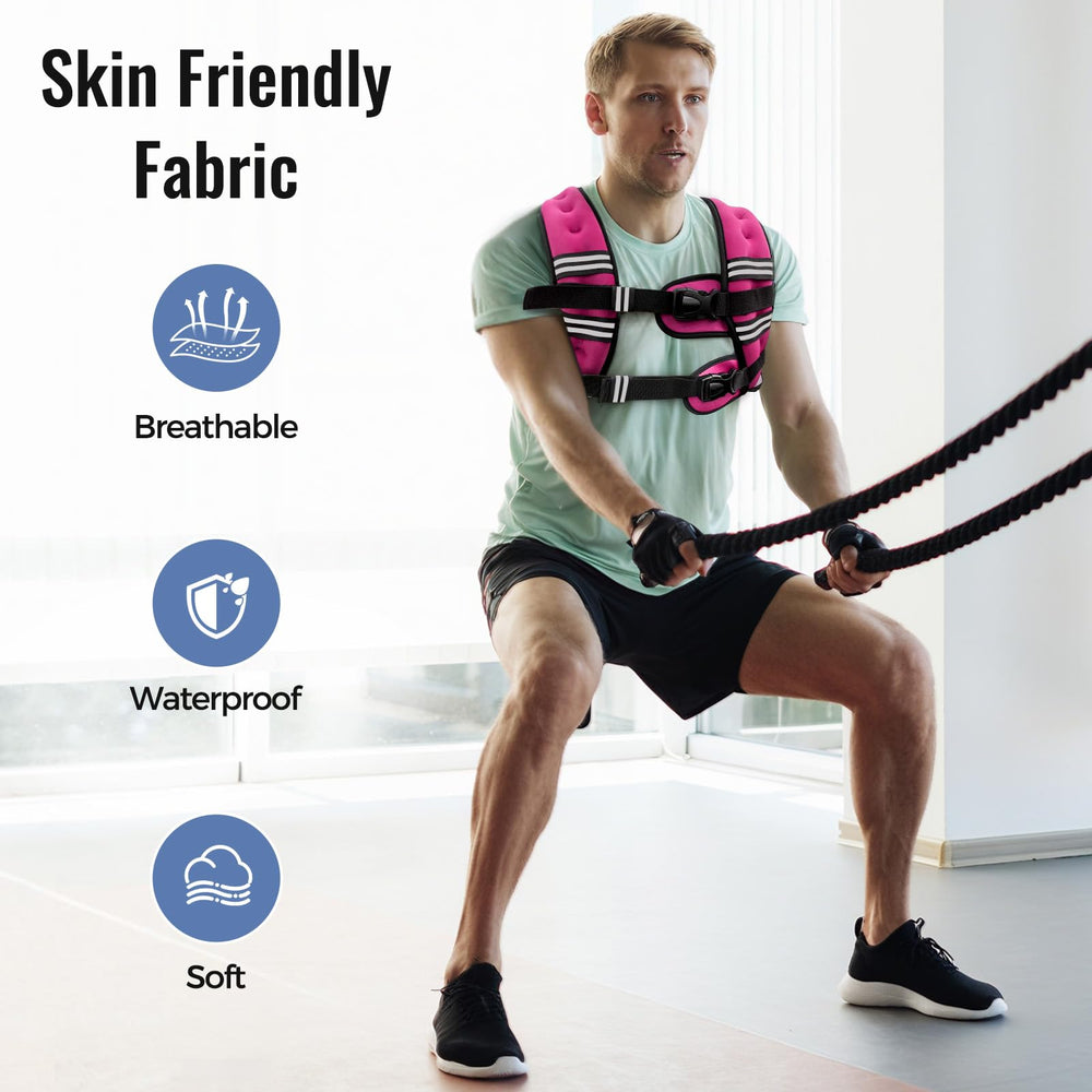 Zeerun vest shoulder pad close-up dispersing pressure for comfort