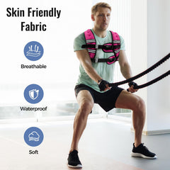 Zeerun vest shoulder pad close-up dispersing pressure for comfort