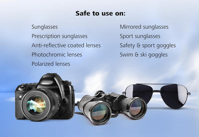 ZEISS paquete abierto mostrando varias toallitas listas para usar