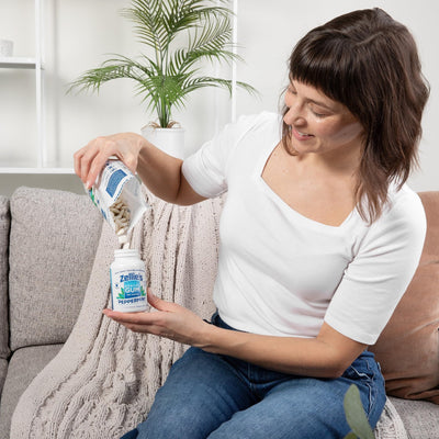 Zellie's open pack revealing many pieces for long-lasting supply