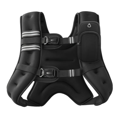 ZELUS front view of vest showing snug fit and secure buckle
