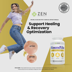 Zen Nutrients cápsula en mano para comparar tamaño y facilidad de ingestión