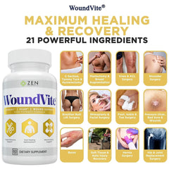 Zen Nutrients cápsulas vista de textura en primer plano, destaca pureza vegana