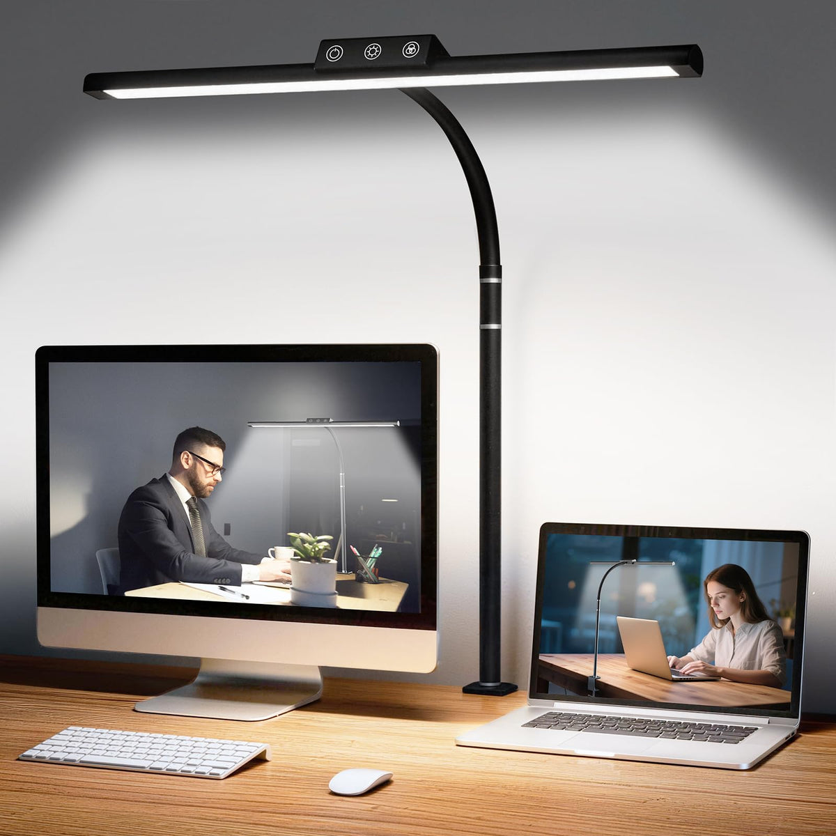 ZenBeam vista frontal del cabezal mostrando luz uniforme y cobertura amplia