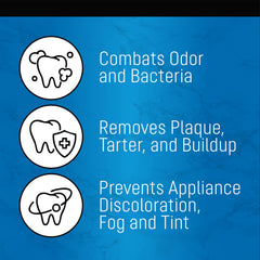 Zengate efervescencia activa eliminando residuos en superficies dentales