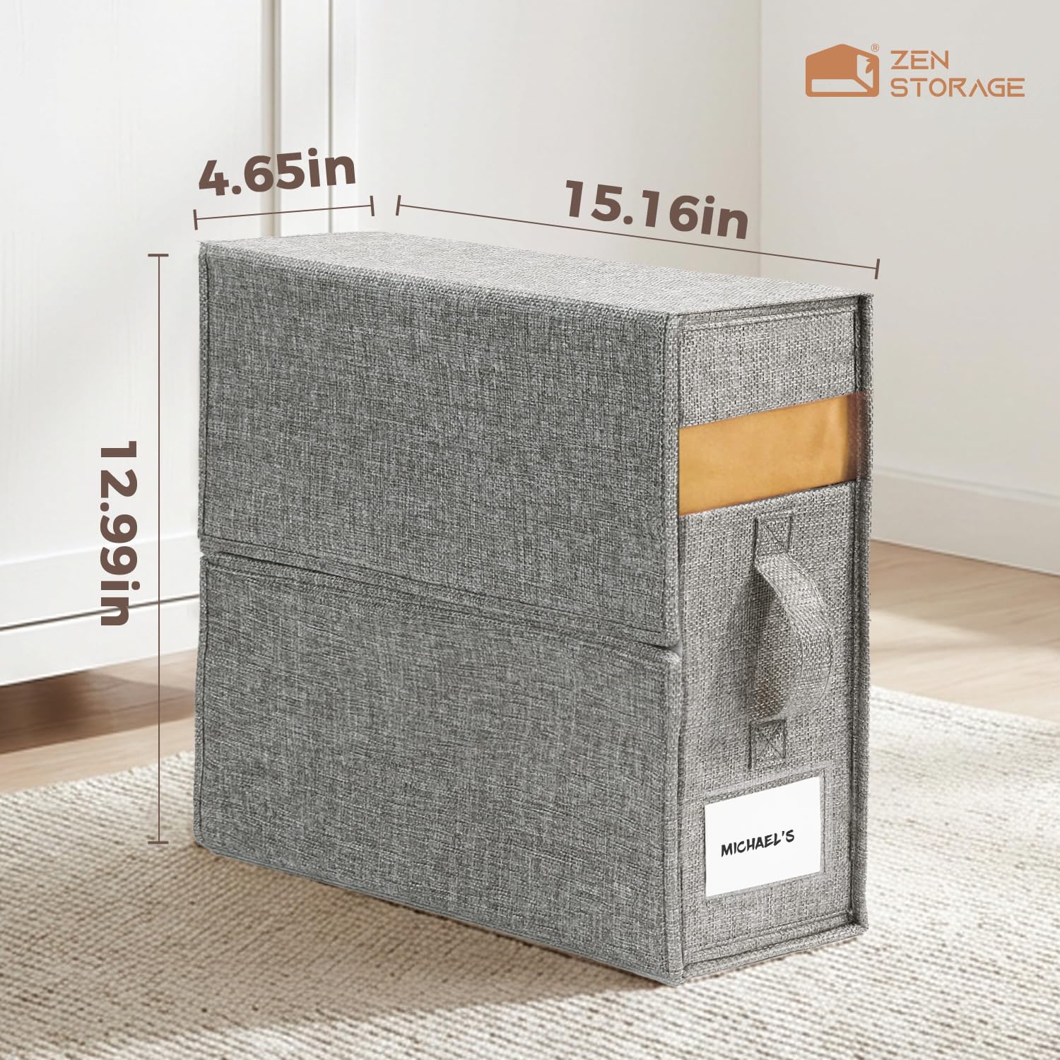 ZenStorage ventana transparente y etiqueta, identificación rápida de juegos