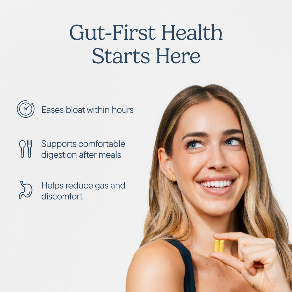 Zenwise Health cápsulas en primer plano destacando textura vegetal y fácil de tragar