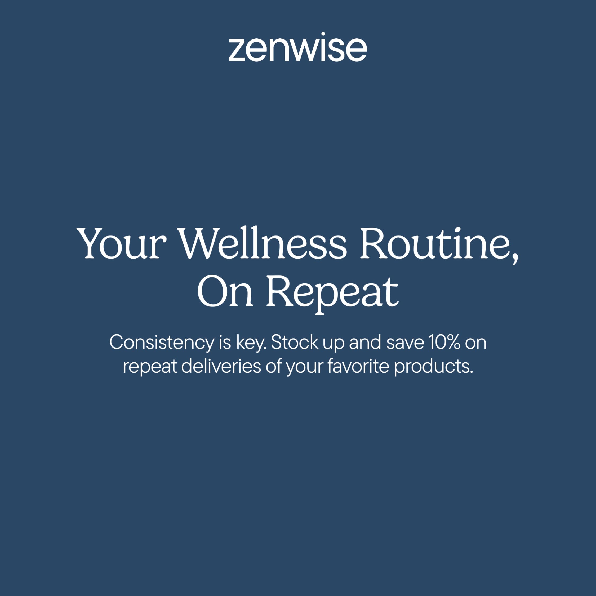 Zenwise Health frasco en escena de cocina con enfoque sostenible y lifestyle