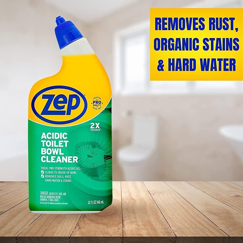 Zep producto en baño limpio con aroma fresco wintergreen, ambiente renovado