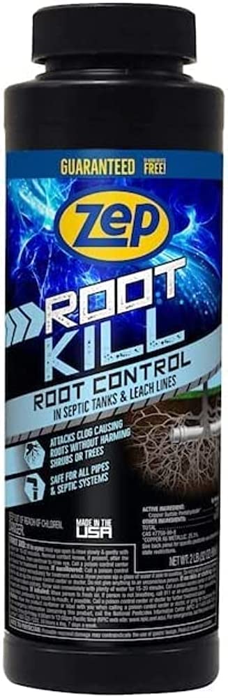 Zep Root Kill aplicado en campo demostrando tratamiento de tubería
