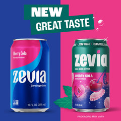 Detalle de la etiqueta Zevia con ingredientes y certificaciones, transparencia en la elección