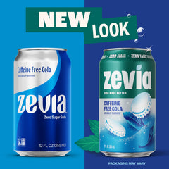 Zevia lata abierta con vapor frío, beneficio de servir inmediatamente fría