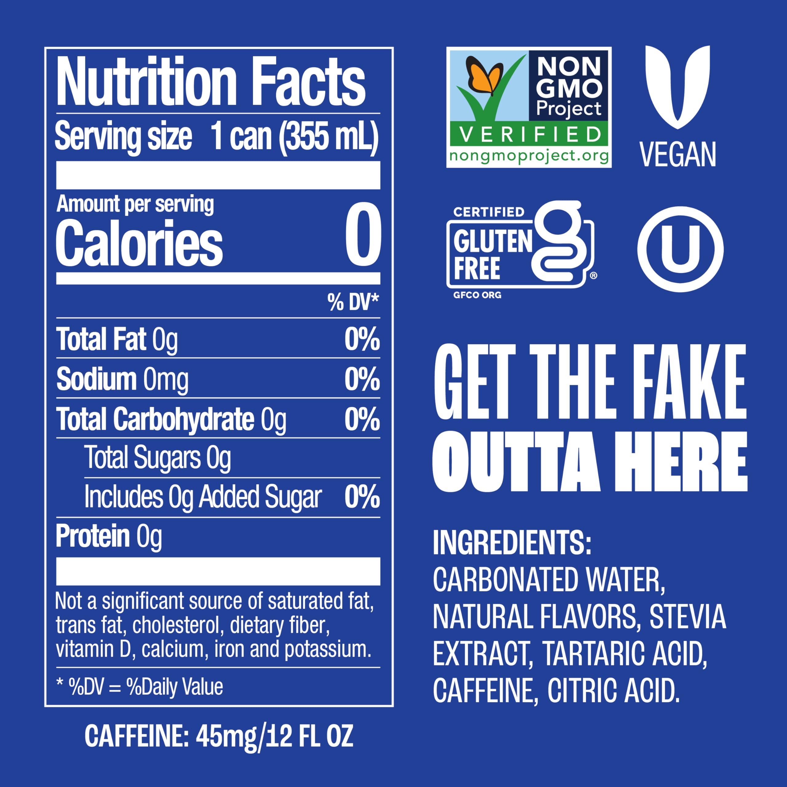 Zevia cola comparación de tamaño 12 oz junto a objeto cotidiano
