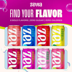 Zevia etiqueta nutricional y lista de ingredientes para confianza