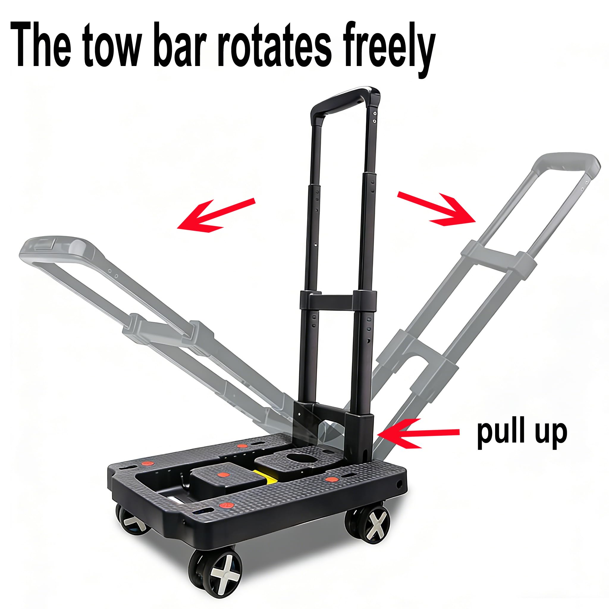 zhtangrui dolly close-up of ratchet straps showing secure fastening benefit