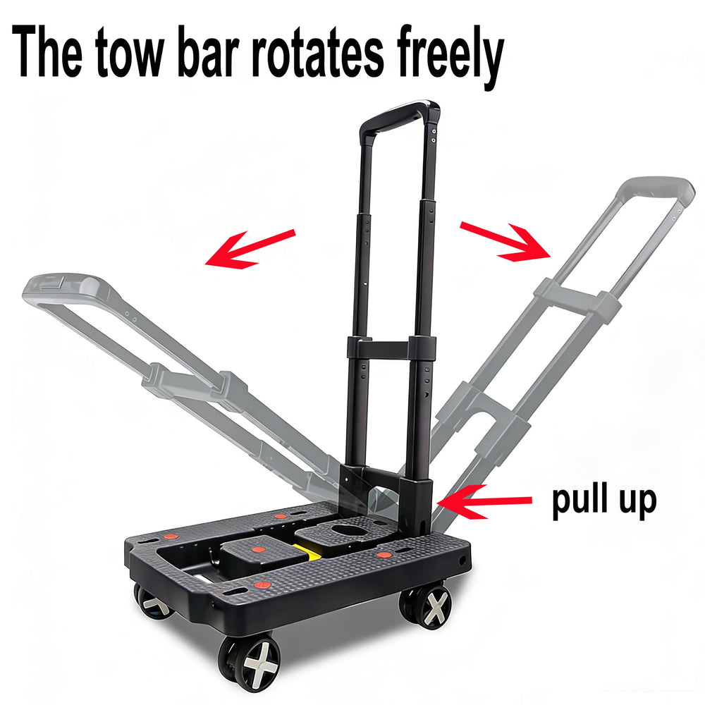 zhtangrui dolly close-up of ratchet straps showing secure fastening benefit