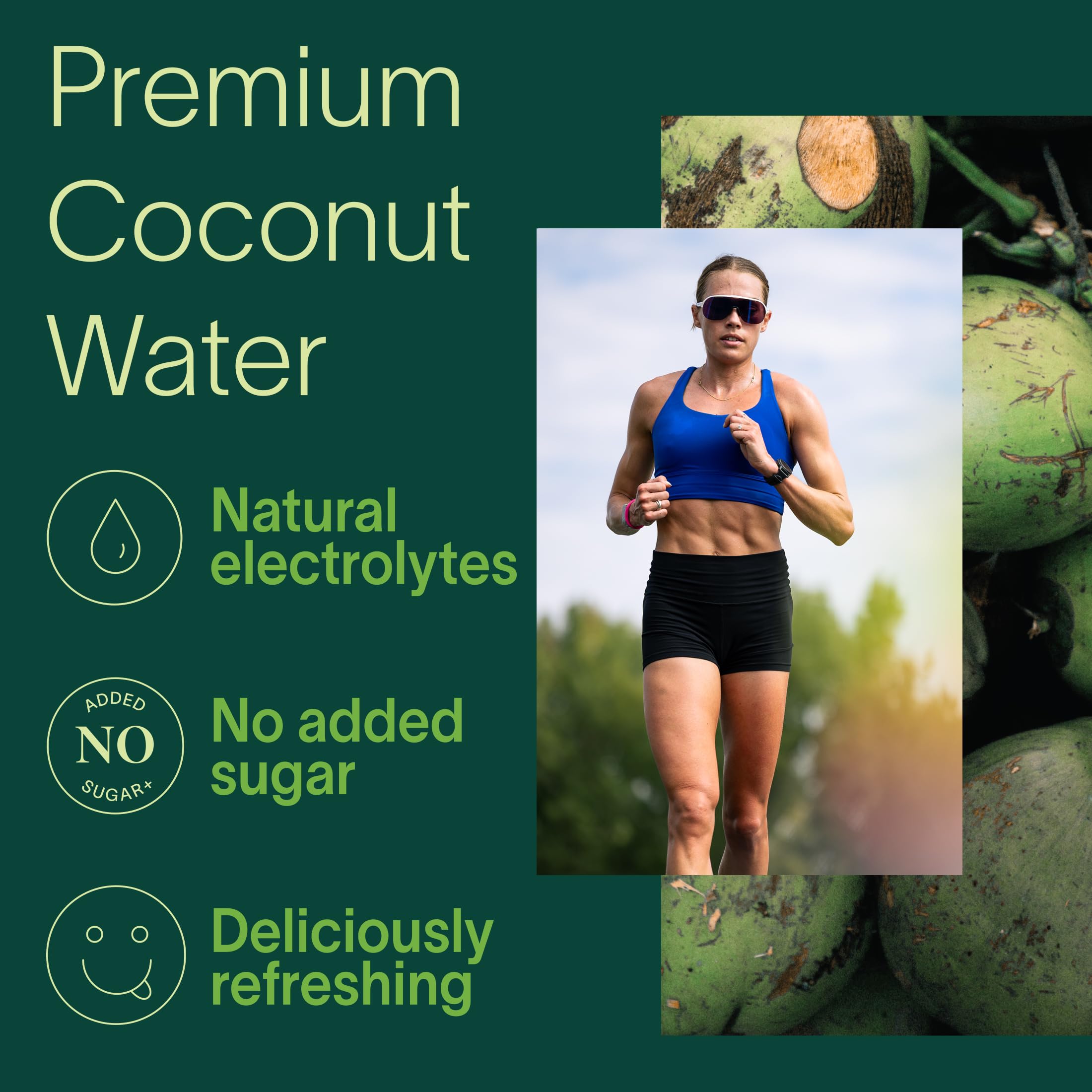 ZICO agua de coco textura cercana resaltando sabor natural y pureza