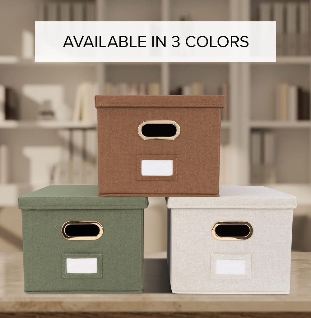 ZICOTO collapsed flat box demonstrating space-saving storage
