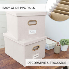 ZICOTO open box with hanging files for organized quick access