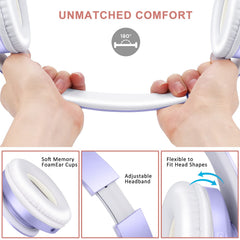 ZIHNIC close-up of soft memory-protein foam earcup for all-day comfort