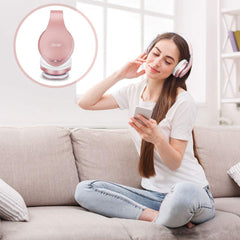 ZIHNIC auriculares plegados en funda protectora para transporte seguro