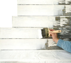 Zinsser aplicación con rodillo fijando pintura descascarillada, sujeta
