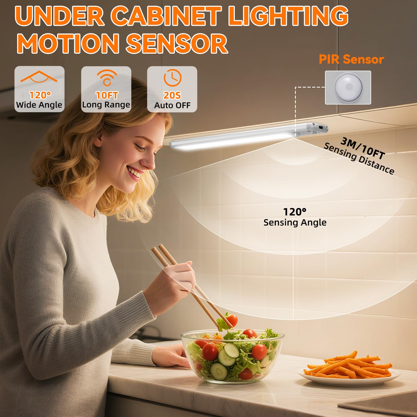 ZioeYiue primer plano de la superficie LED mostrando luz uniforme y sin deslumbrar