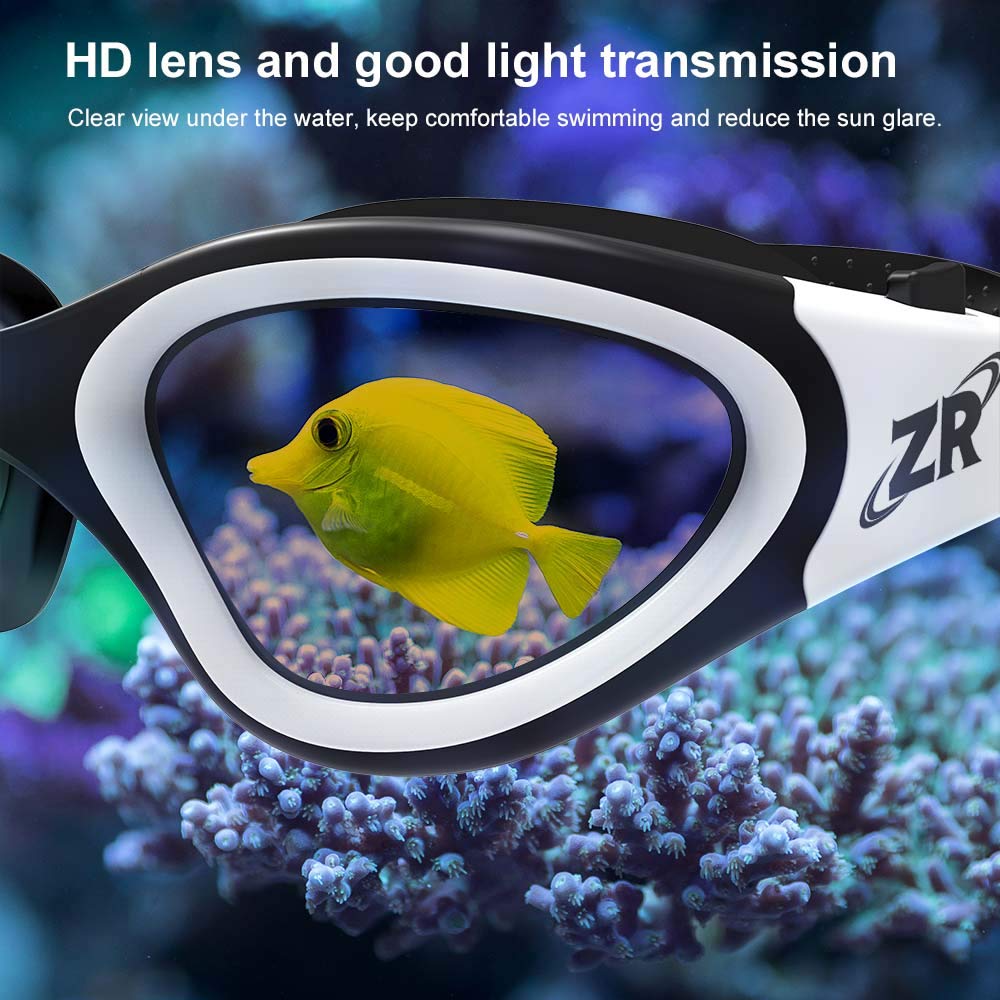 ZIONOR gafas en ambiente de playa ilustrando protección solar activa