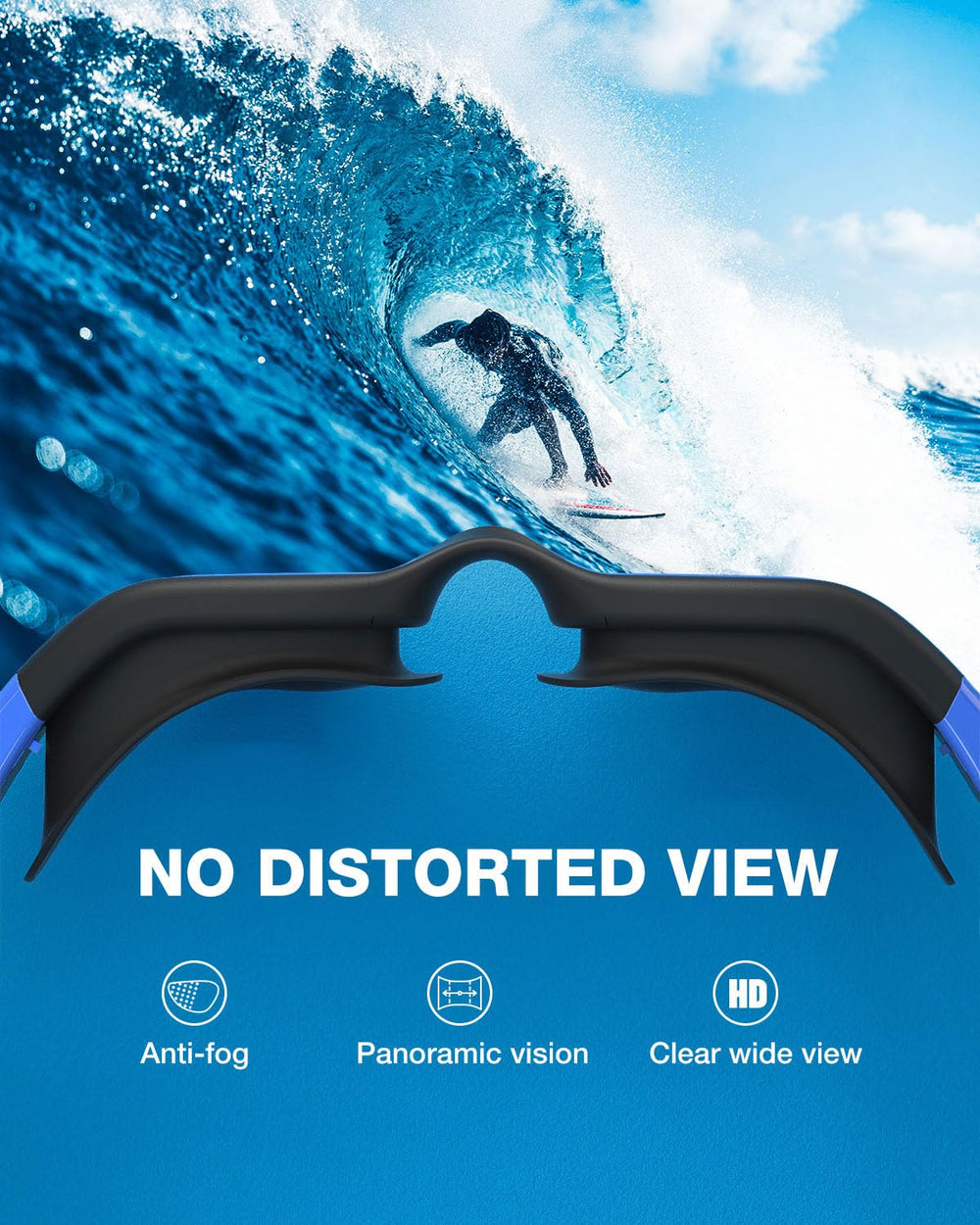 ZIONOR puente nasal ergonómico TPR adaptable y cómodo