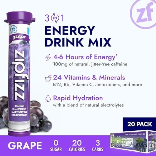 zipfizz bebida diluida en botella listo para beber y energizar