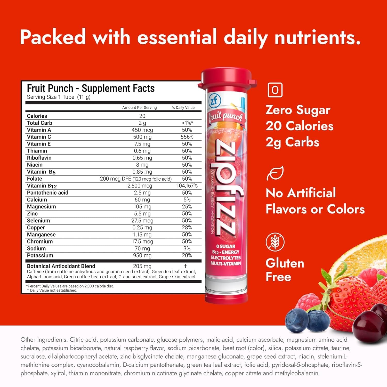Consumidor en gimnasio bebiendo Zipfizz Fruit Punch tras entrenamiento para reponer líquidos