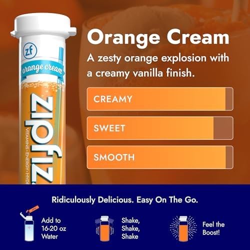 Botella portátil con Zipfizz disuelto para llevar, marca Zipfizz energía en movimiento
