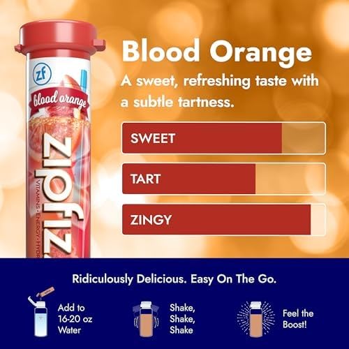 Zipfizz junto a cápsulas de vitaminas simbolizando aporte de B12 y minerales