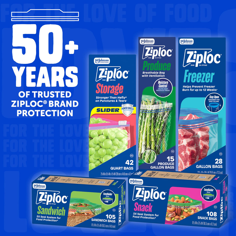 Ziploc en cocina mostrando uso diario y ahorro de espacio