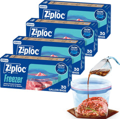 Ziploc frente del empaque mostrando cantidad y diseño para ahorro