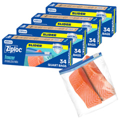 Ziploc paquete frontal 136 unidades para almacenamiento duradero