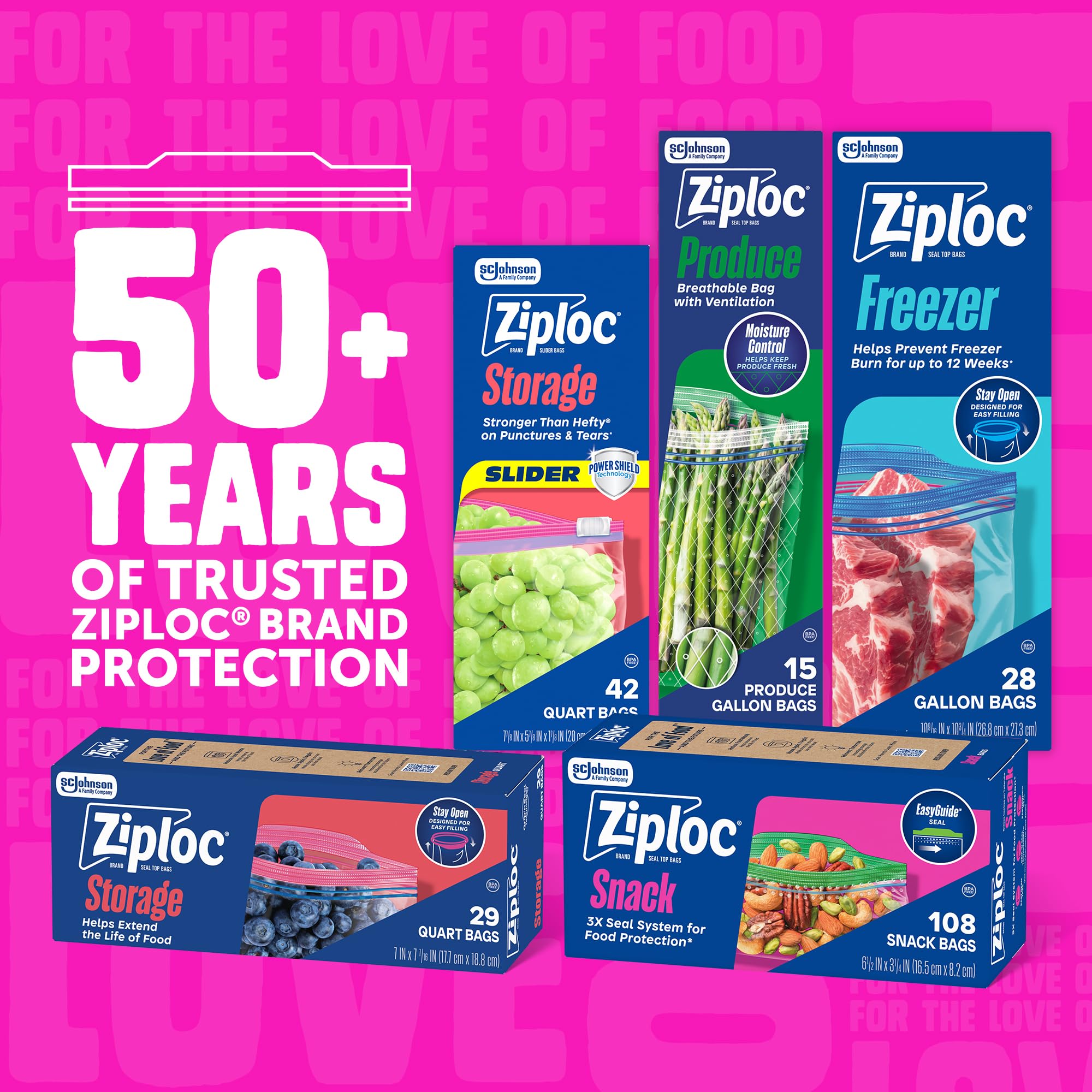 Ziploc en refrigerador organizado para reducir desperdicio y ordenar