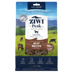 ZIWI empaque frontal Beef 16oz mostrando beneficios naturales