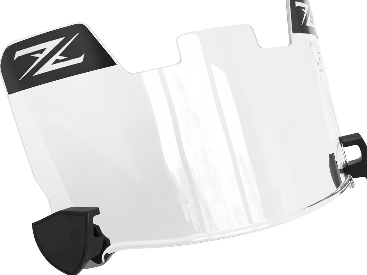 ZIXIOYS visera frontal transparente mostrando cobertura y reducción de deslumbramiento